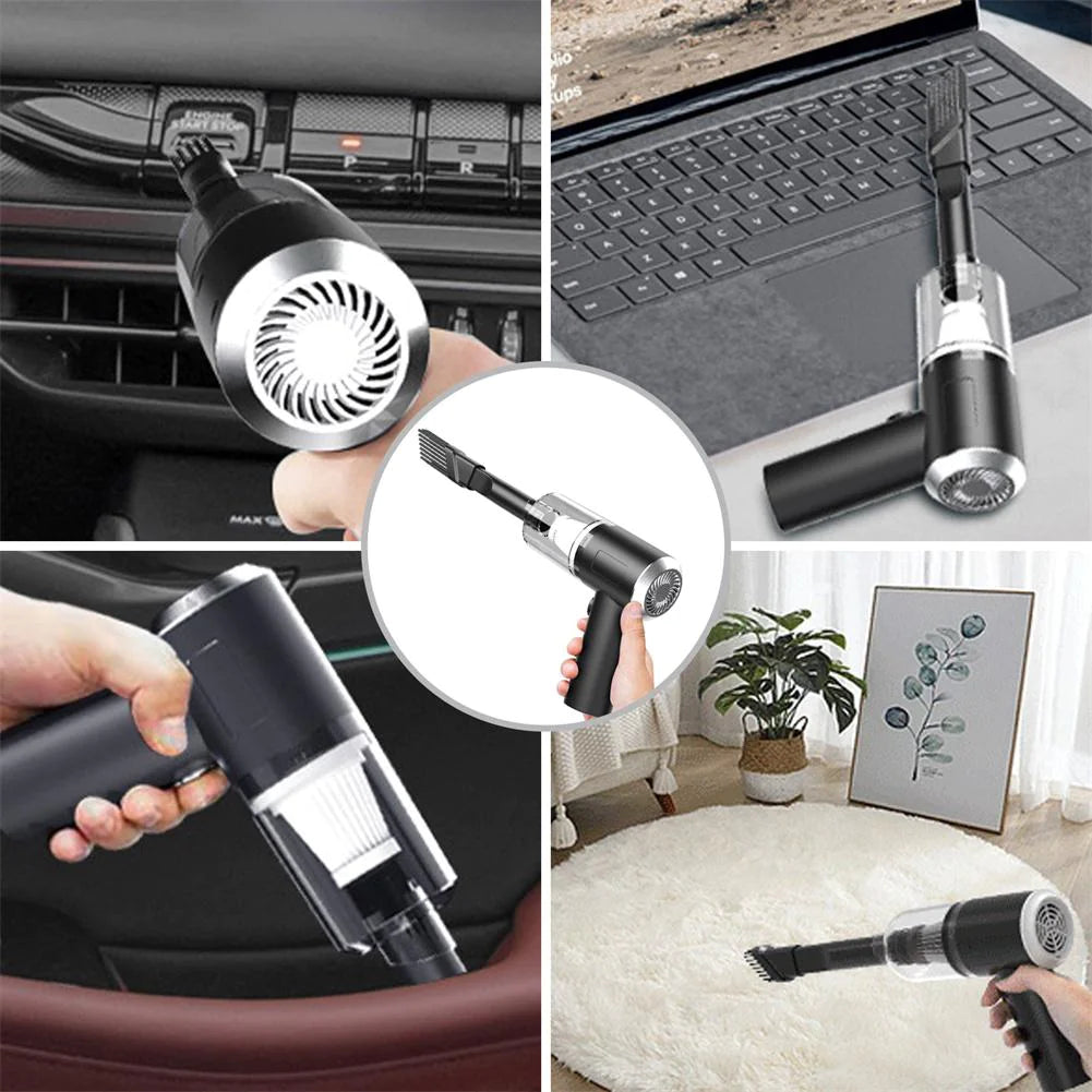 120W Cordless Handheld Vacuum Cleaner Small Mini Portable Car Auto Home Wireless - LumiNest