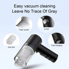 120W Cordless Handheld Vacuum Cleaner Small Mini Portable Car Auto Home Wireless - LumiNest 