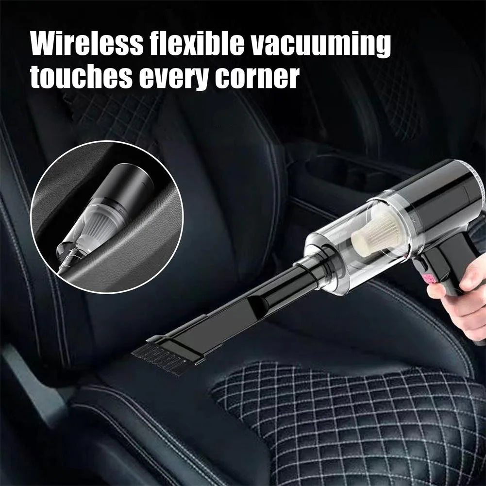 120W Cordless Handheld Vacuum Cleaner Small Mini Portable Car Auto Home Wireless - LumiNest 