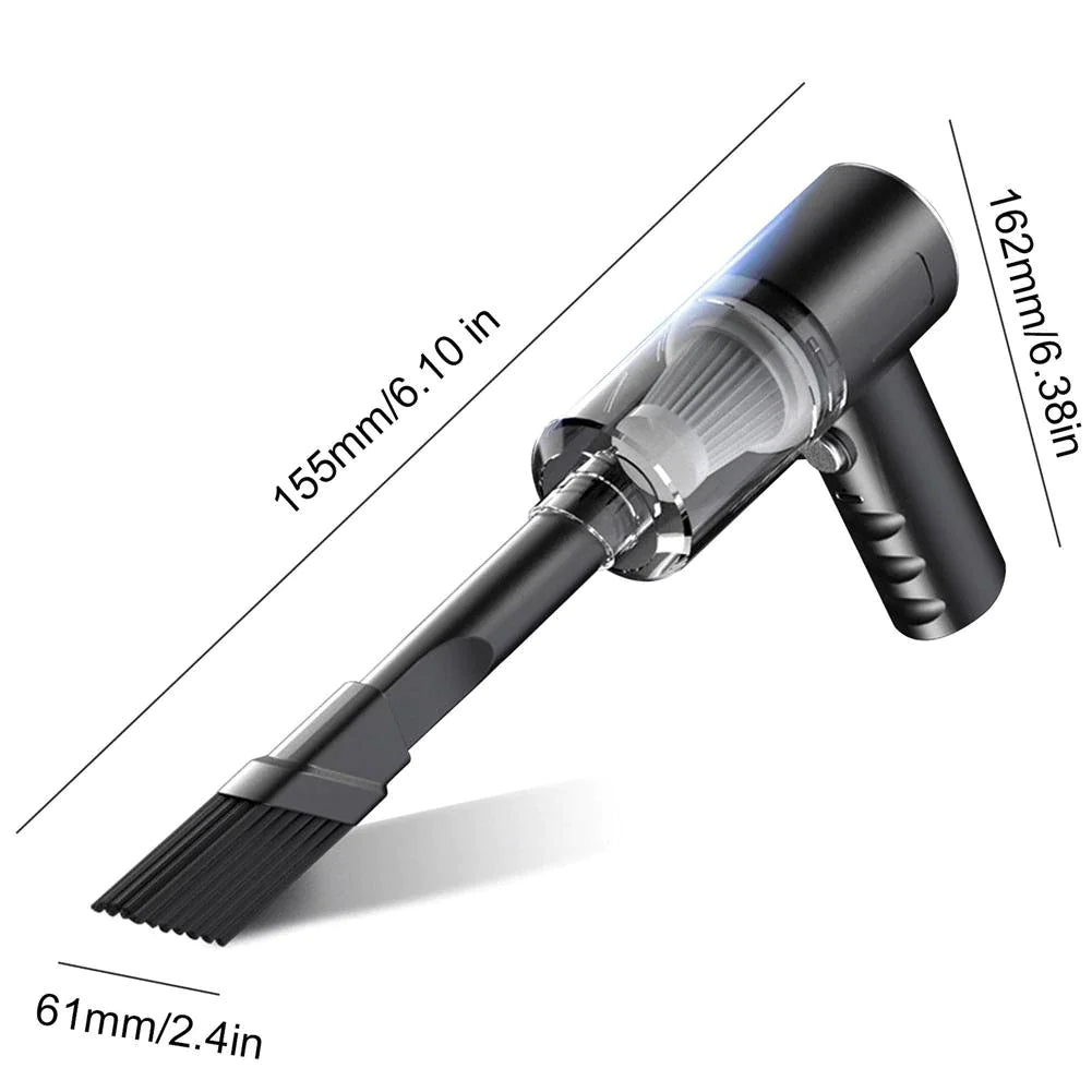 120W Cordless Handheld Vacuum Cleaner Small Mini Portable Car Auto Home Wireless - LumiNest 