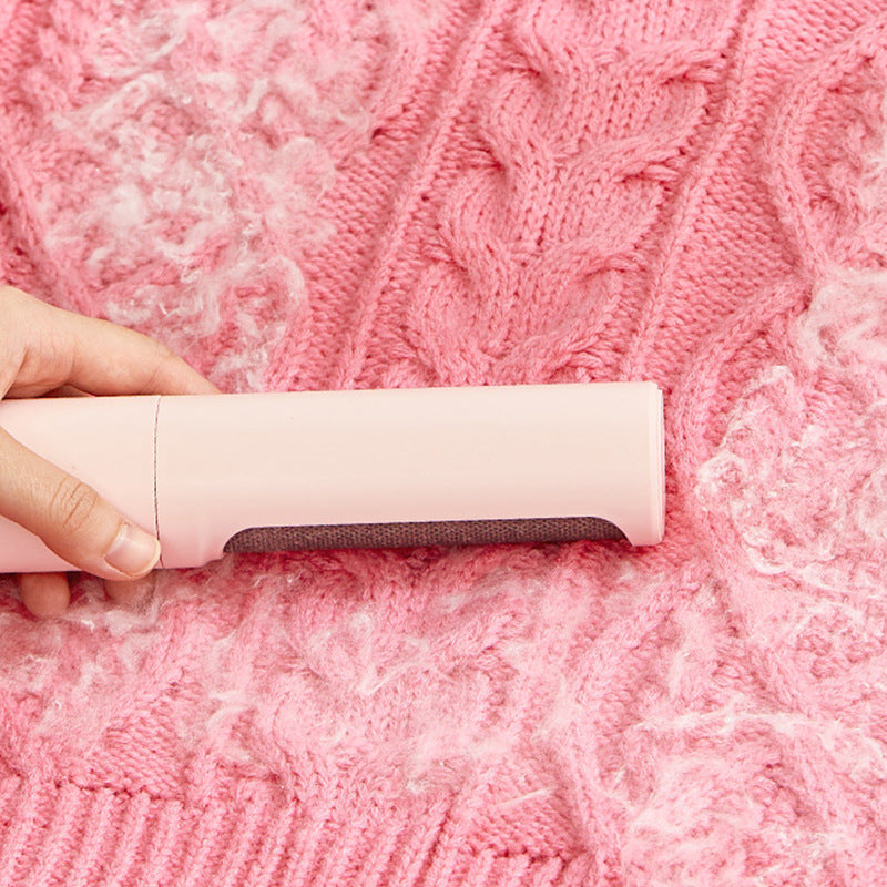 2-1 Reusable Pet Hair Remover Brush Lint Roller Portable Effective Self Cleaning Tool for Cat Dog Fur Hair Dust Removal Brush - LumiNest 