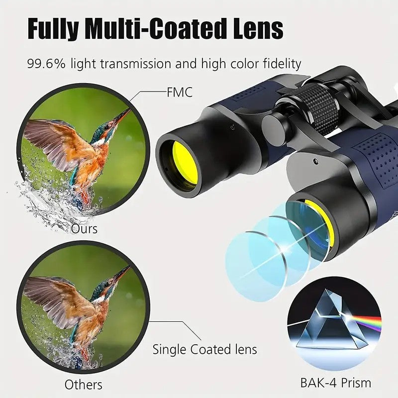60x60 Telescope High Magnification Low Light Night Vision - LumiNest 