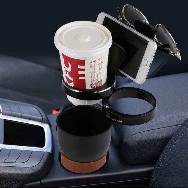 Car Cup Holders Car-styling Car Truck Drink Water Cup Bottle Can Holder Door Mount Stand ABS Rubber Drinks Holders - LumiNest 