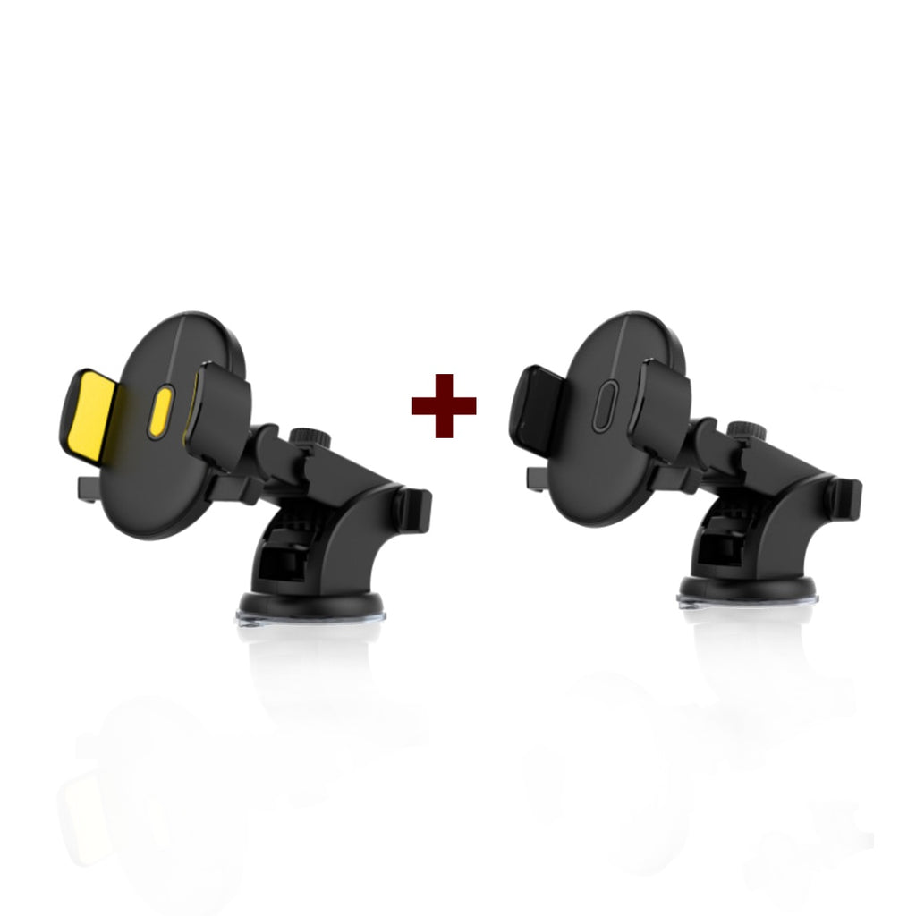 Car Phone Holder Long Rod Telescopic Car Dashboard Suction Cup Type - LumiNest 