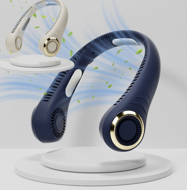 Cooling Neck Fan Portable Fan Cold Air - Fathers Day Gifts For Dad, Hands-Free Wearable Ultra Quiet, Handheld USB Rechargeable For Travel, Gym, Office Perfect Gift 3 Speeds - LumiNest 