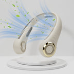 Cooling Neck Fan Portable Fan Cold Air - Fathers Day Gifts For Dad, Hands-Free Wearable Ultra Quiet, Handheld USB Rechargeable For Travel, Gym, Office Perfect Gift 3 Speeds - LumiNest 