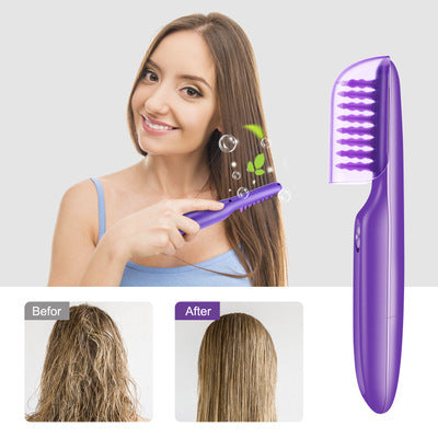 Electric Detangling Brush Scalp Massage Hair Brush - LumiNest 