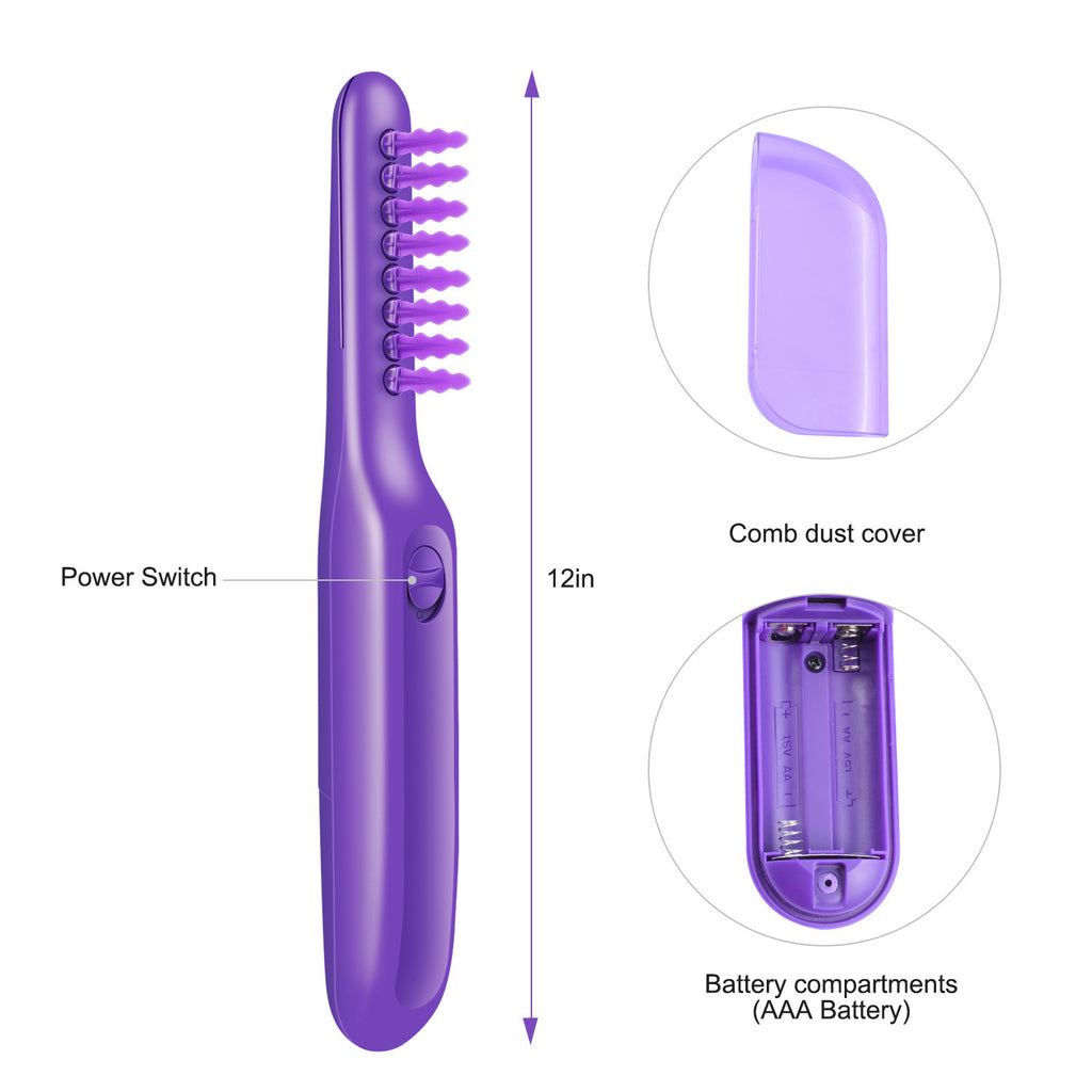 Electric Detangling Brush Scalp Massage Hair Brush - LumiNest 