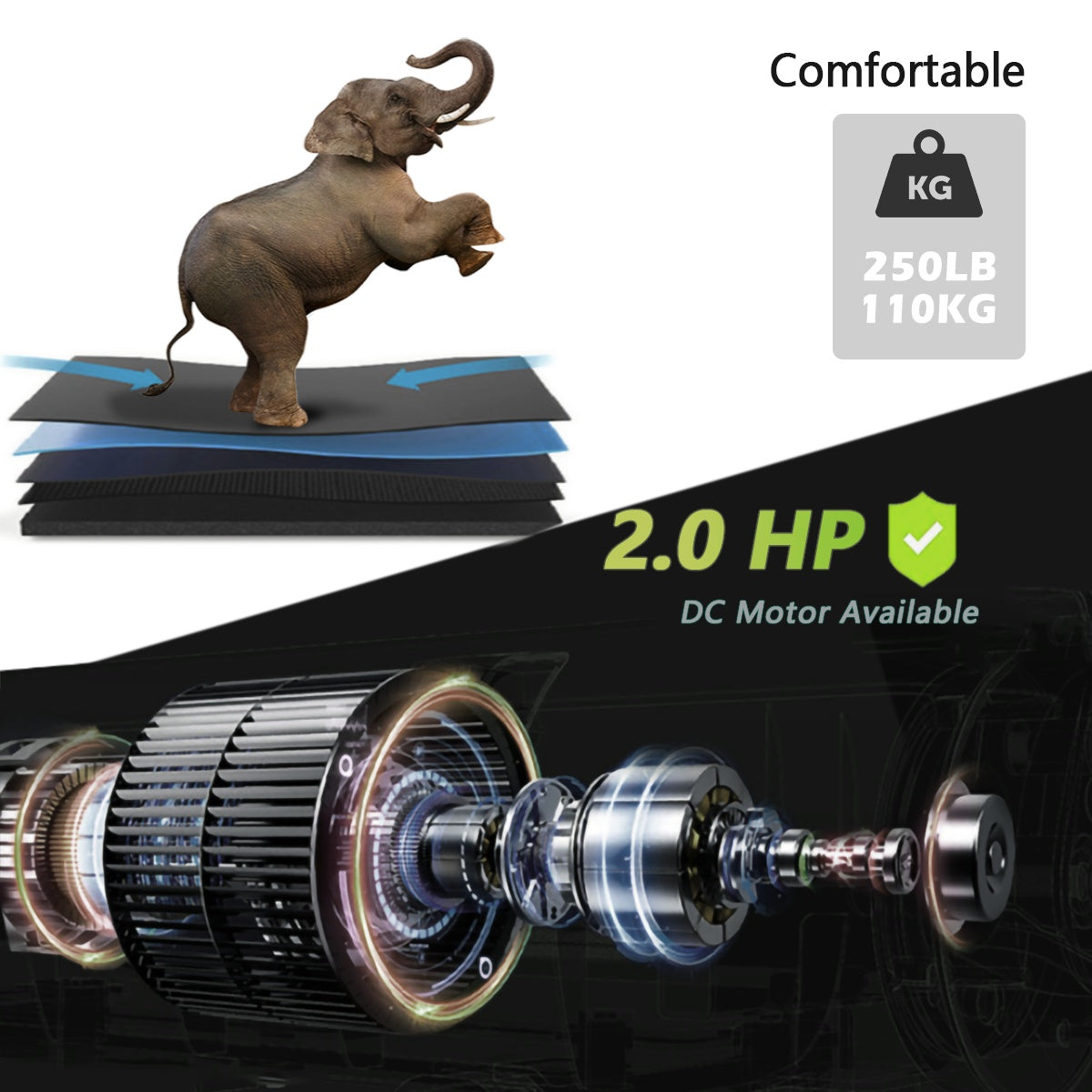 Fitshow App Treadmill – Foldable Incline Running Machine - LumiNest 