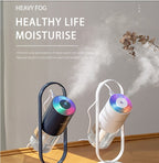 Magic Shadow USB Air Humidifier For Home With Projection Night Lights Ultrasonic Car Mist Maker Mini Office Air Purifier - LumiNest 