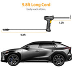 Portable Car Tire Inflator DC 12V Digital Car Air Compressor Electric Air Inflator With LED Light 150PSI - LumiNest 