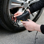 Portable Car Tire Inflator DC 12V Digital Car Air Compressor Electric Air Inflator With LED Light 150PSI - LumiNest 