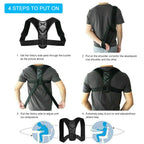 Posture Corrector Adjustable Back Brace Shoulder Support Clavicle Belt Men Women - LumiNest 