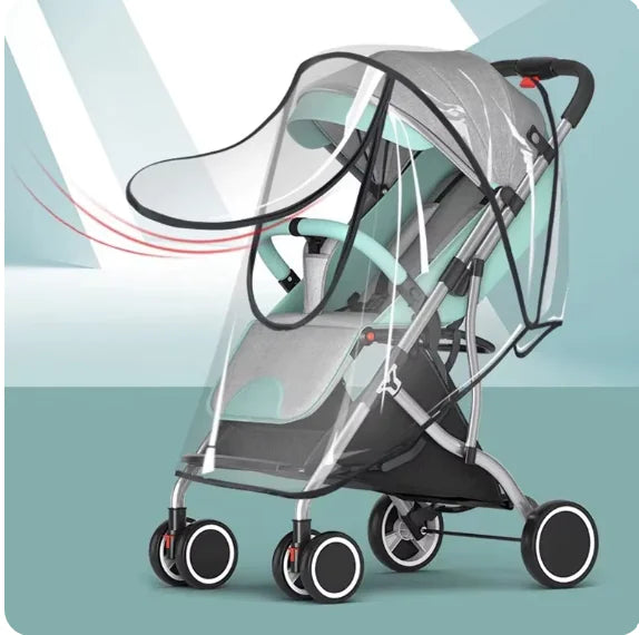 Universal Baby Stroller Rain Cover - LumiNest 