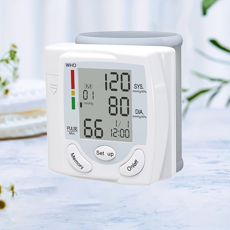 Wrist Electronic Blood Pressure Monitor, BP Sphygmomanometer - LumiNest 