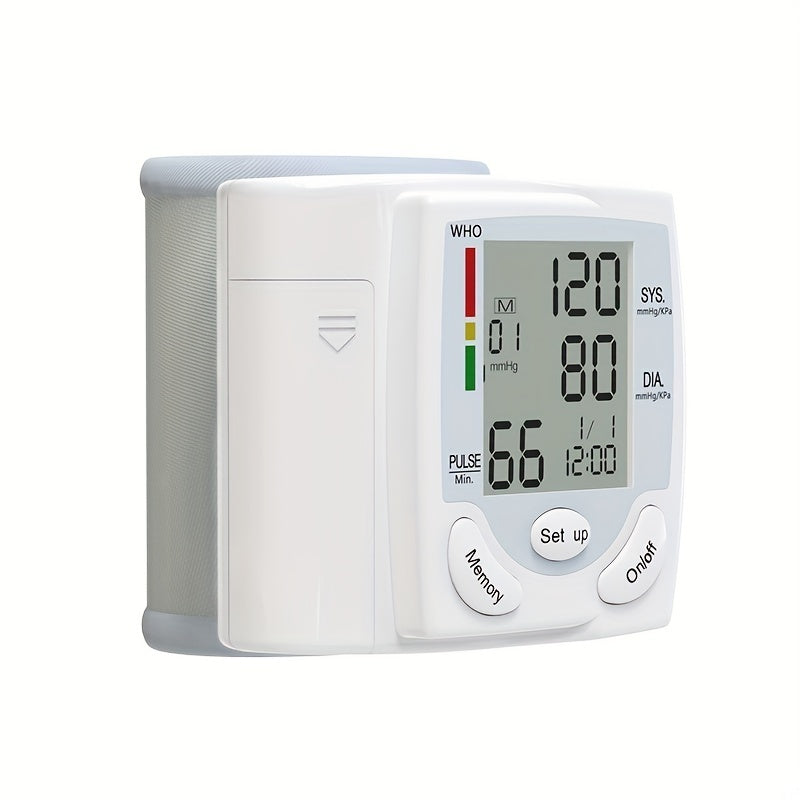 Wrist Electronic Blood Pressure Monitor, BP Sphygmomanometer - LumiNest 