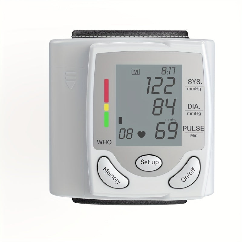 Wrist Electronic Blood Pressure Monitor, BP Sphygmomanometer - LumiNest 